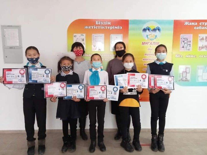 Оқушыларымыз "Ақбота" зияткерлік олимпиадасының жеңімпазы атанды