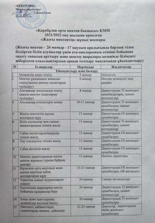 "Жазғы мектеп" 26 мамыр-17 маусым аралығында өтеді